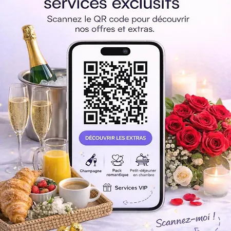 Stunning View, La A 10min De L'arkea Arena Bed & Breakfast