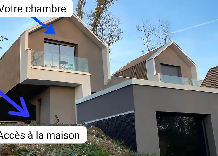 Stunning View, La A 10min De L'arkea Arena Bed & Breakfast Bouliac